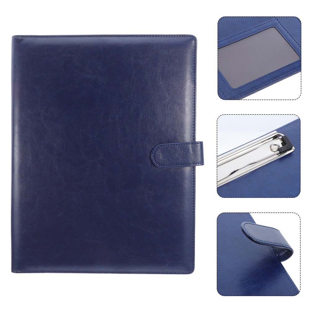 Business Document Folder Portfolio Office File Organizer Clipboard Holder