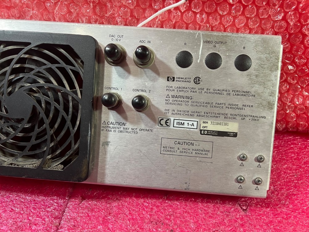 HP 8757E Scalar Network Analyzer ''Rear Panel''