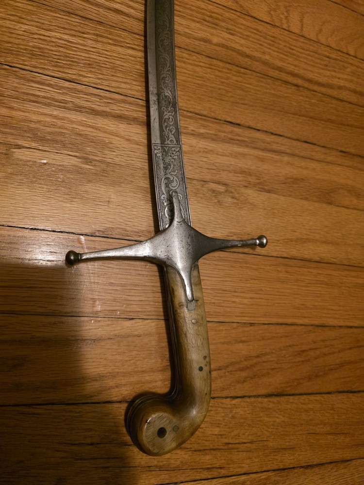 Excellent Shamshir Saber Decorated Blade..