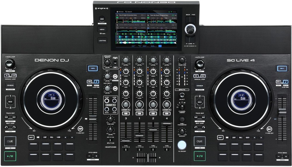 Denon DJ SC Live 4 Standalone DJ Controller - Black