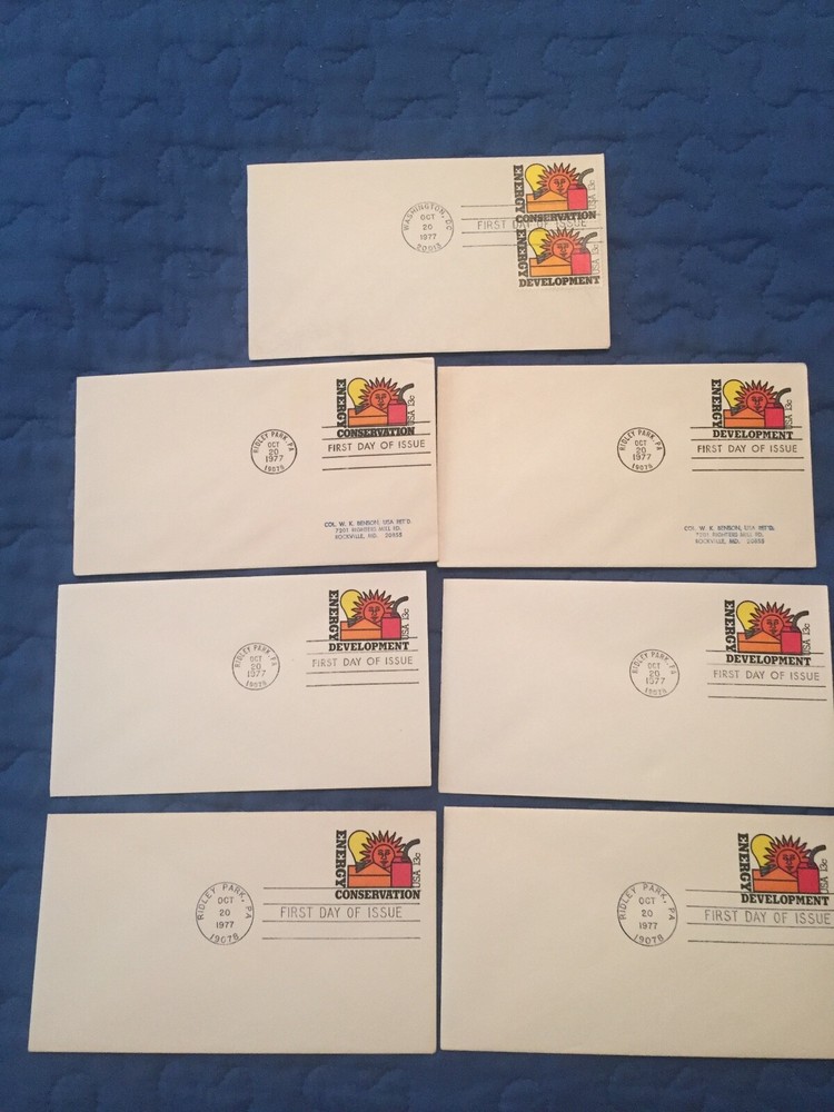 7 FDCs Energy - LOOK uncacheted ready to paint
