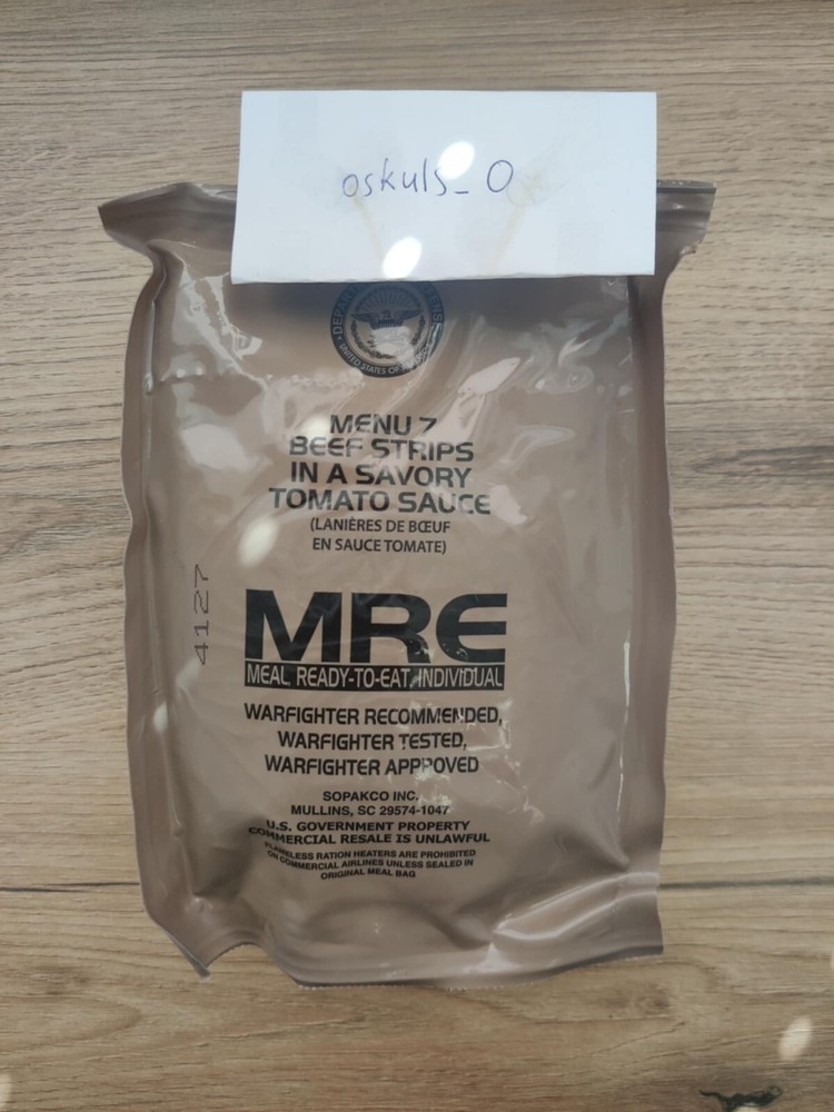 Original US MRE Pack - Ready-to-Eat Meals