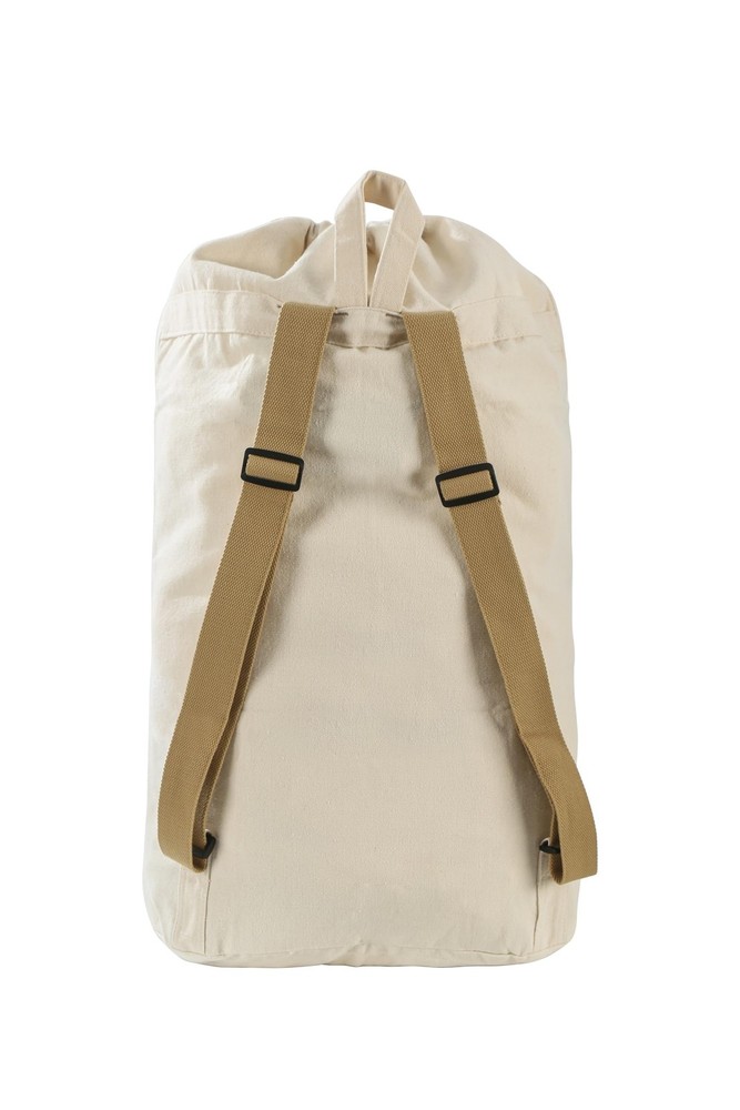 Canvas Laundry bag, Washable Laundry backpack, Adjustable Straps, Large Front...