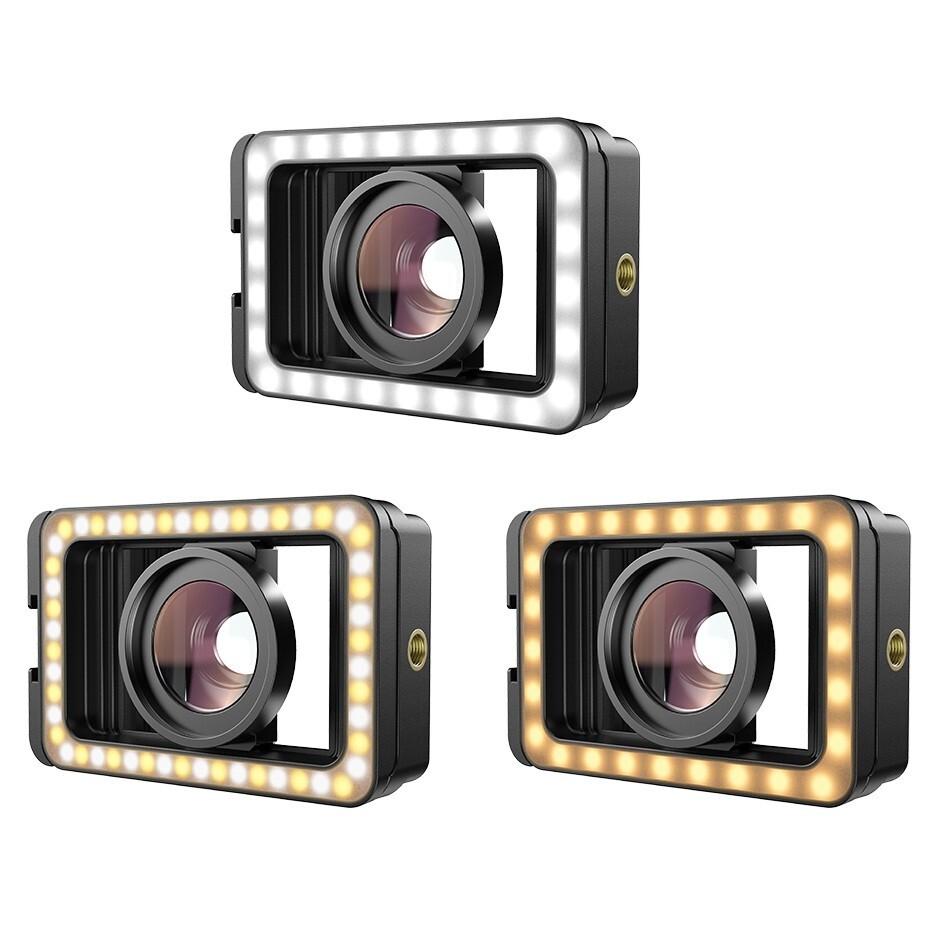 Professional Fill Light 15x Macro Phone Lens