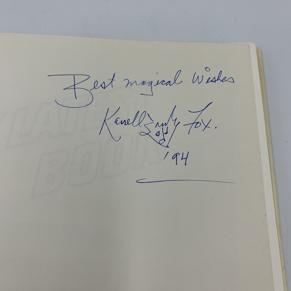 My Latest Book by Karrell Fox Signed 1st Edition 1988 Rare OOP Magic Book
