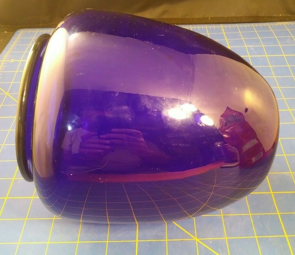 Blue Hand Made Vase. Storage Auction Find.