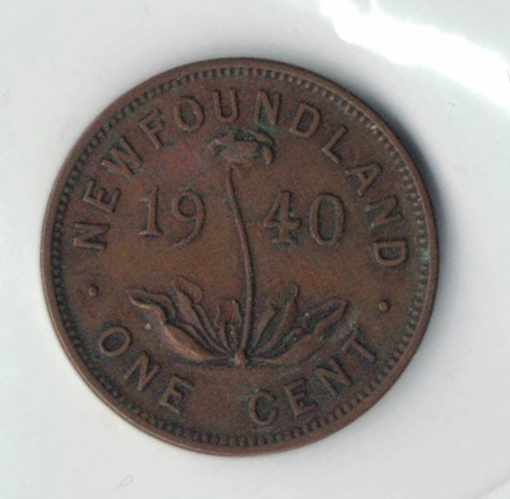 Newfoundland Coins - 1940 One Cent   *1113