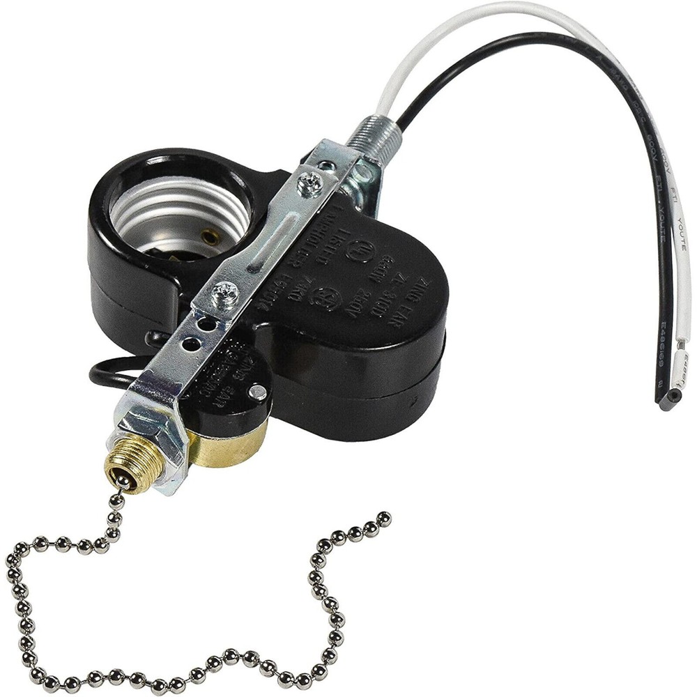 Ceiling Fan 2-Light Socket Switch for Zing Ear ZE-310D ZE-109M Pull Chain Lamp