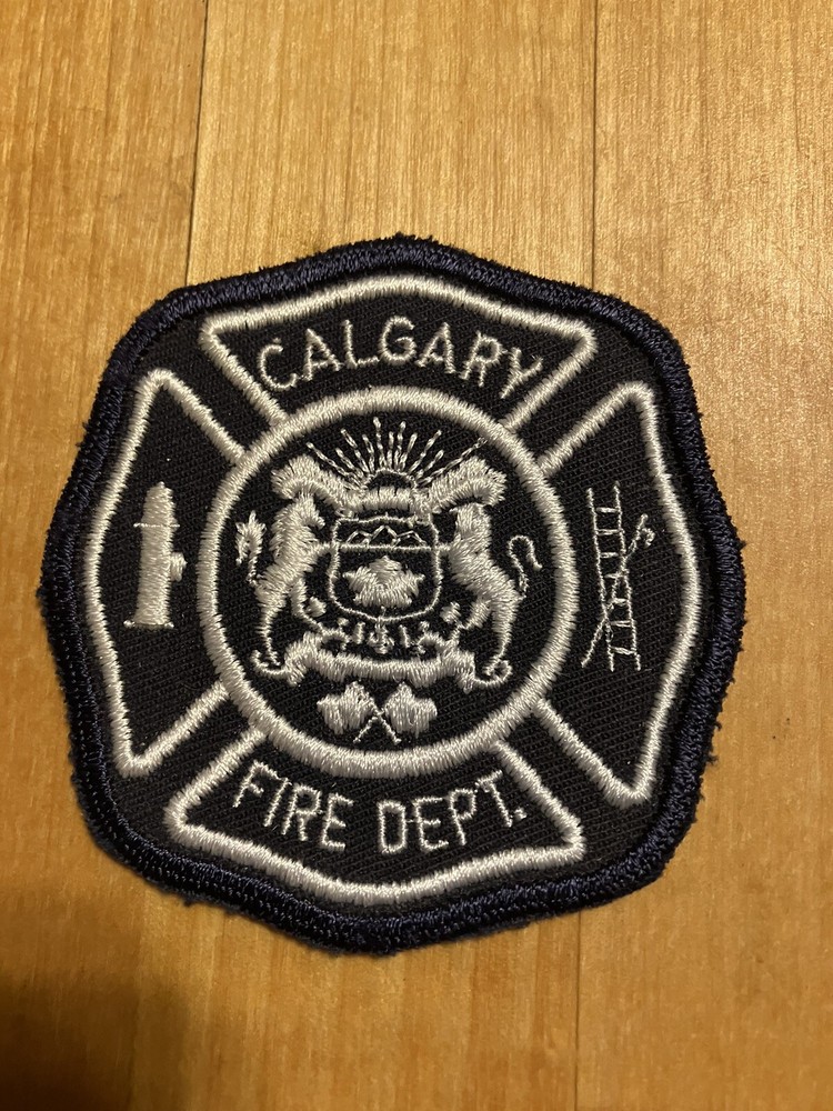 Calgary Fire Dept. Patch--Free Ship