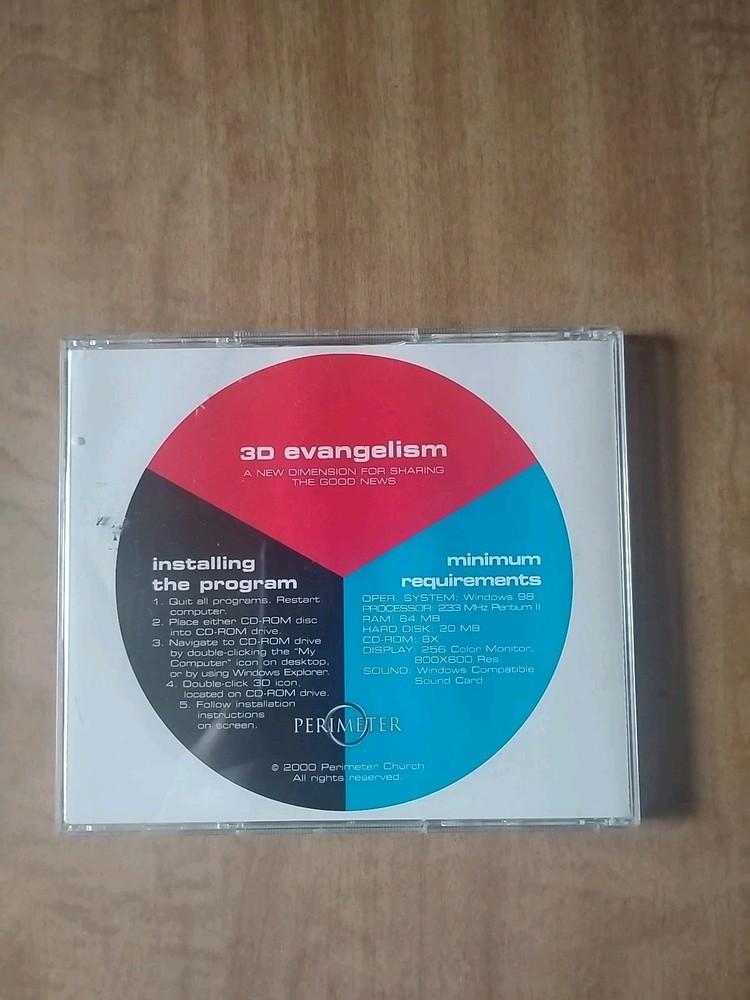 3D Evangelism 2 Disc Interactive Workshop Software