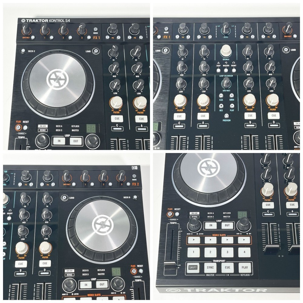 Traktor Kontrol S4 MK2 DJ Controller USB 4 Deck Audio Interface Hardware Unit