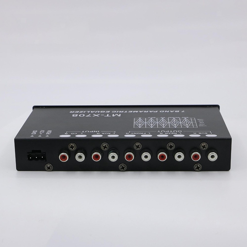 7 Band Parametric Equalizer 7 Band Equalizer Car Audio, with CD AUX Input Select