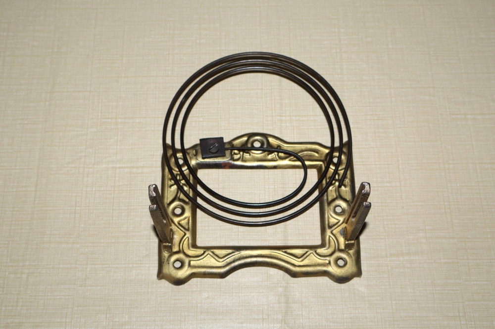 German Wall Clock Movement Mounting Bracket with Gong