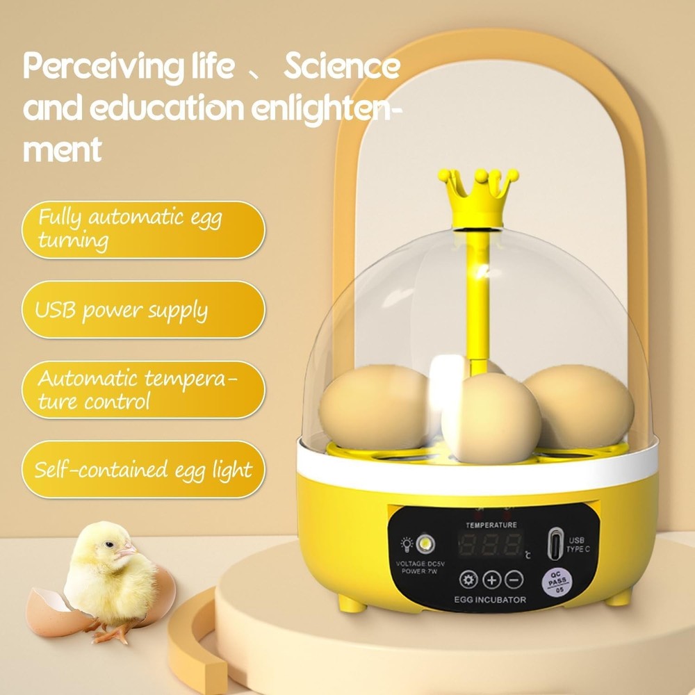 Incubators for Hatching Eggs, Egg Incubator with Automatic Egg Turning and Humid