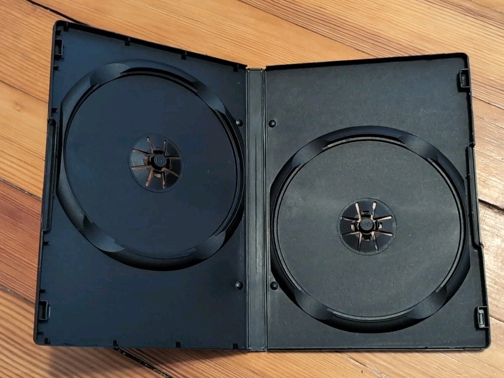 (5) Standard Black Double 2 Discs DVD Case Lot