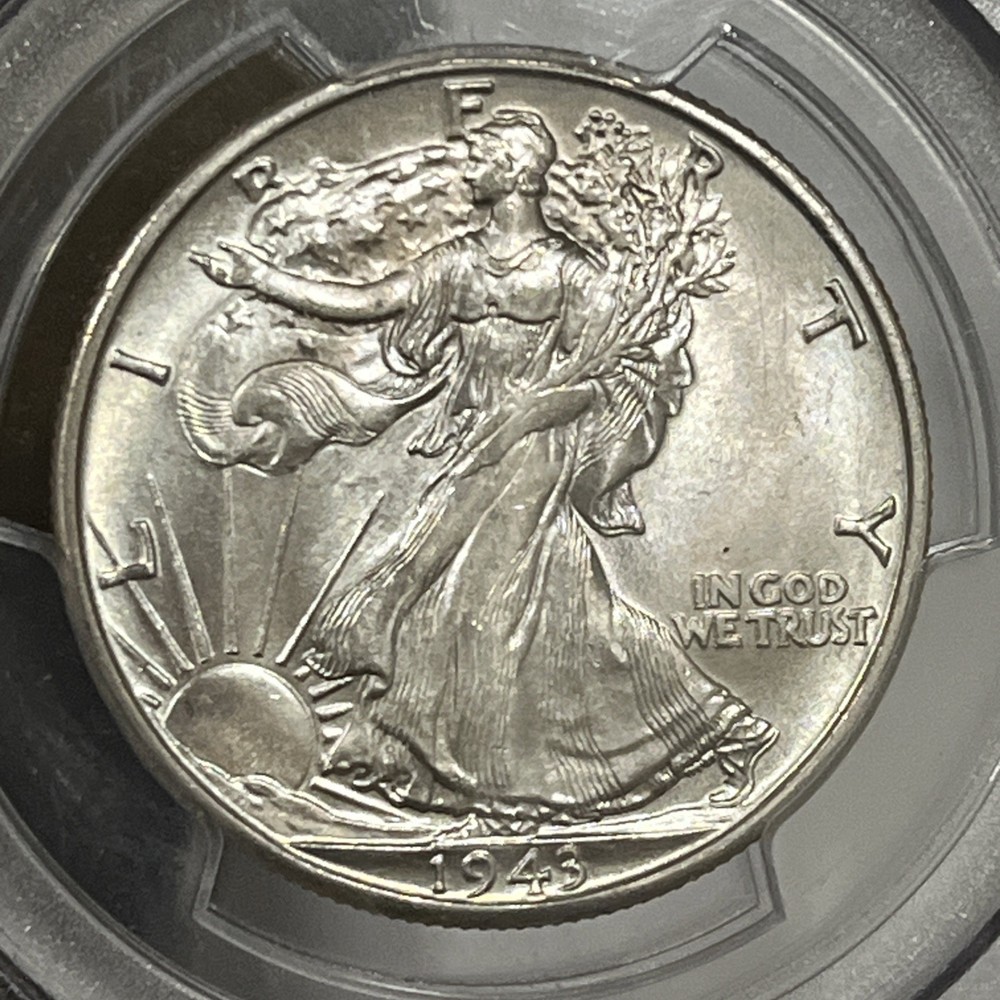 1943-D Walking Liberty Half Dollar MS66 PCGS