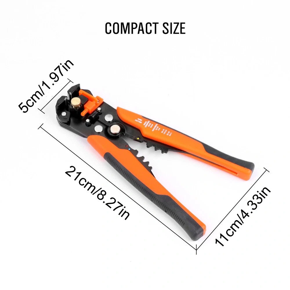 8" Self-Adjusting Insulation Wire Stripper cutter crimper Terminal Tool Pliers