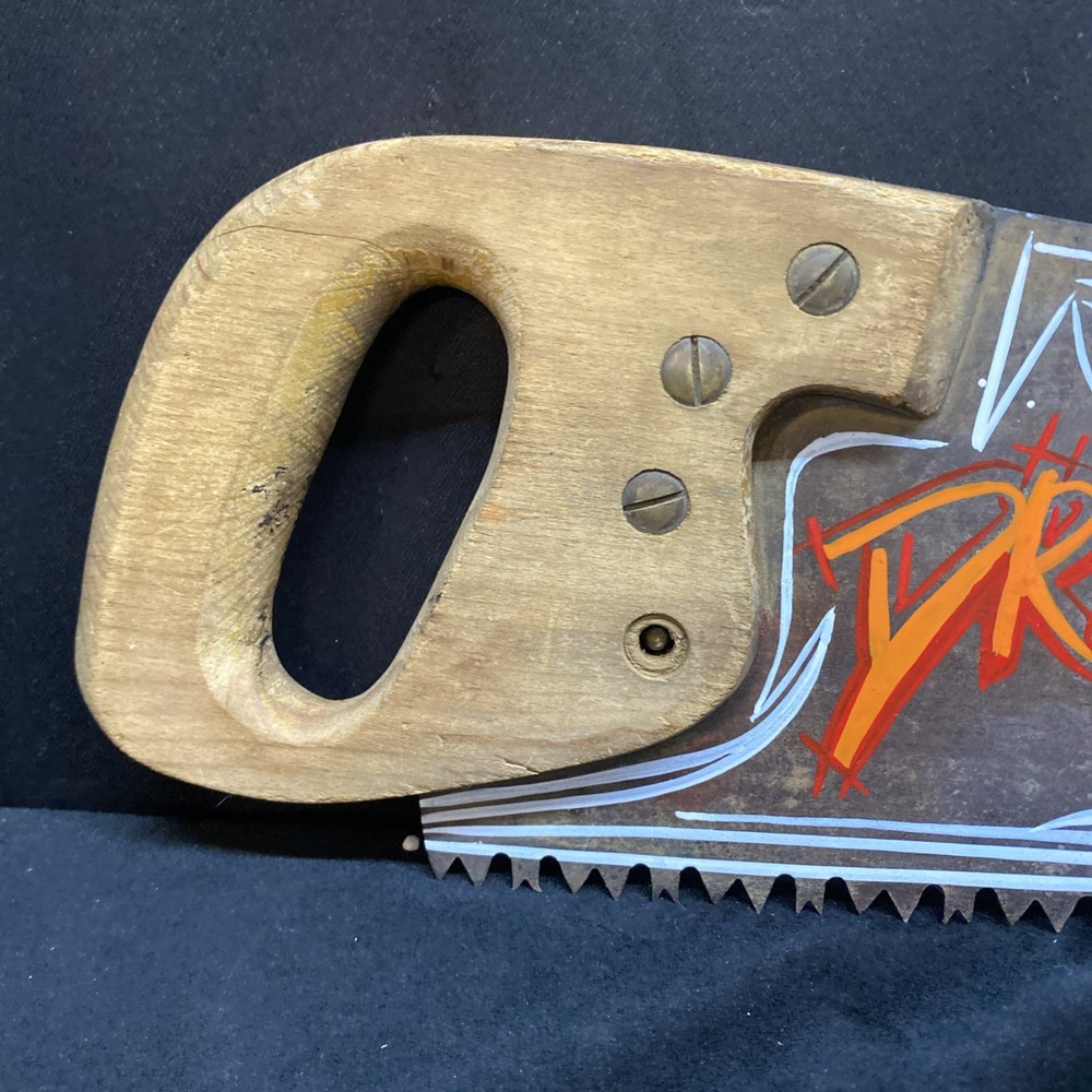 Hand painted Hand Saw Dr Rogers Bone Minder