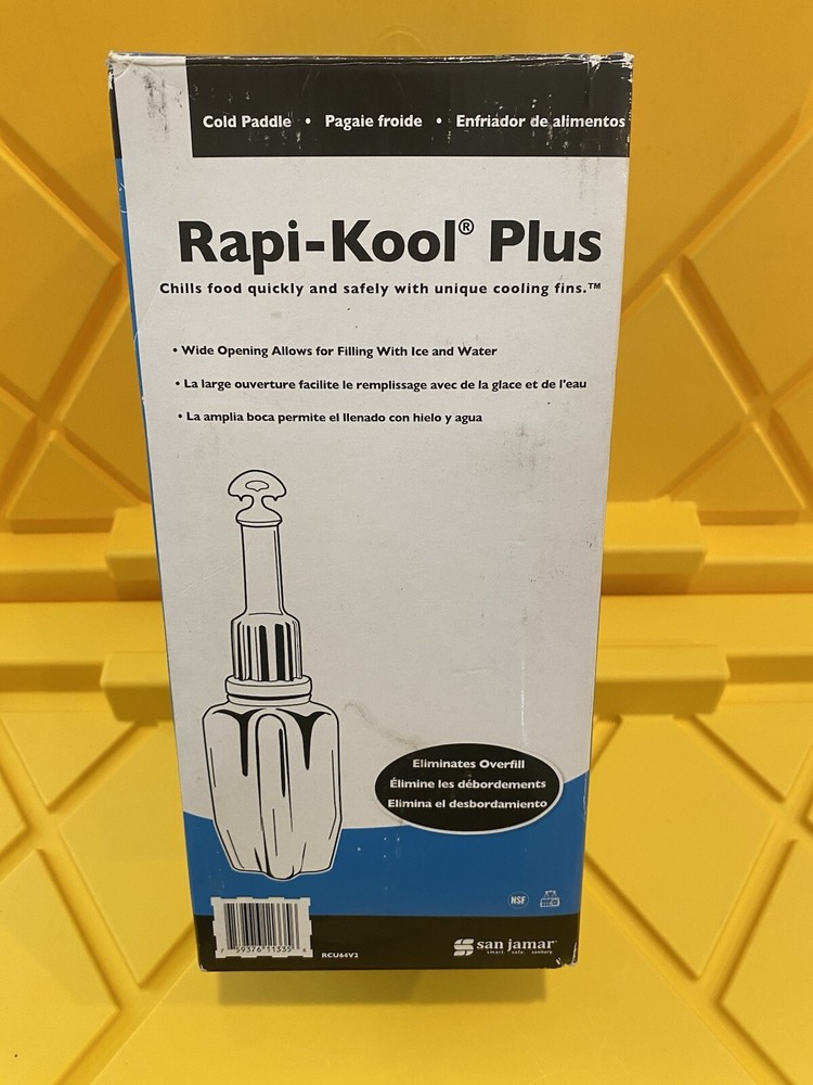 San Jamar RCU64V2 Rapi-Kool Plus Cold Paddle, 64 oz Capacity