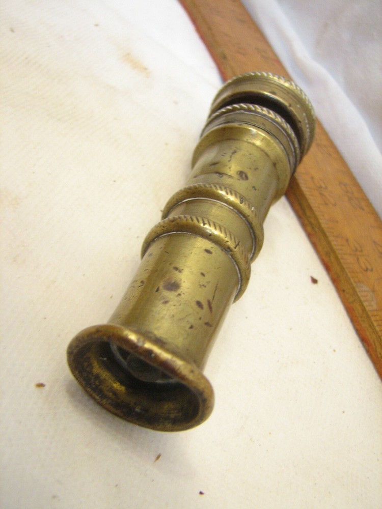 Pr Early Solid Brass Garden Hose Nozzle Tip Craftsman Justrite Tool