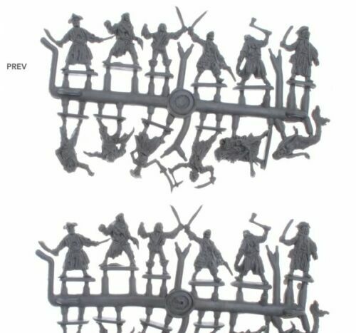 Mars Figures 72090 Zombie Pirates, Part II, scale plastic model kit 1/72
