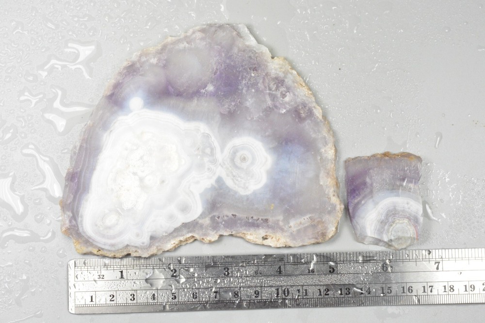 Luna Agate Slabs, Mexico, 140 grams