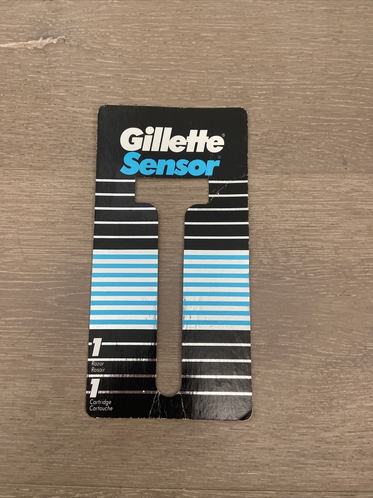 GILLETTE Sensor NON-Excel Razor Shaver Handle Cardboard Only