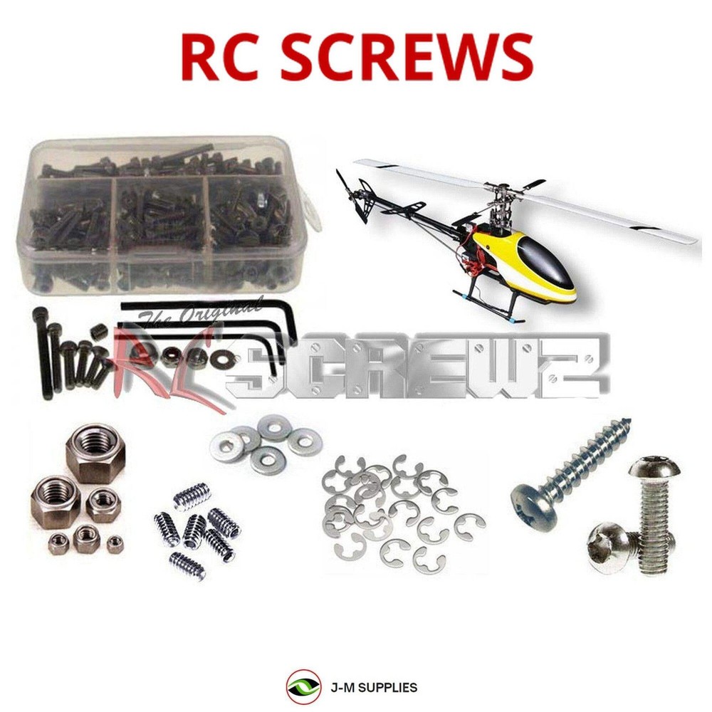 RCScrewZ Stainless Screw Kit dyn001 for Dynam E-Razor 450 | SET