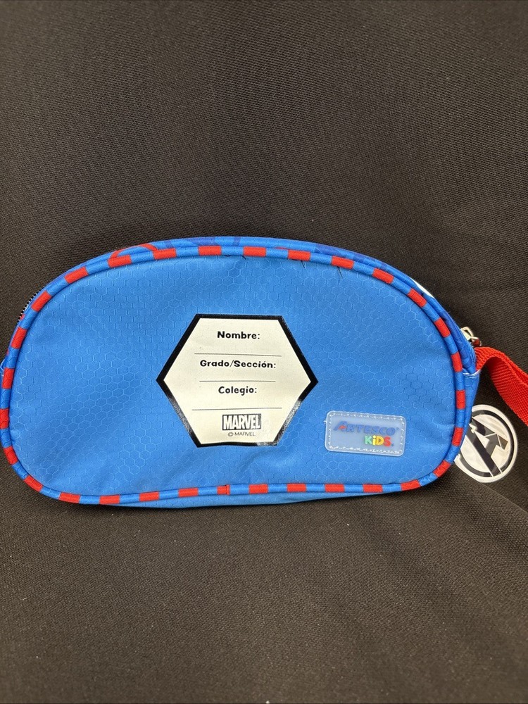 Marvel Heroes 2 Zip Compartment Pencil Case