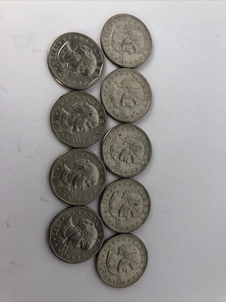 Susan B Anthony- 9 Coins