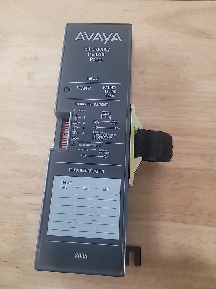 Avaya lucent AT&T 808A Emergency Transfer Panel