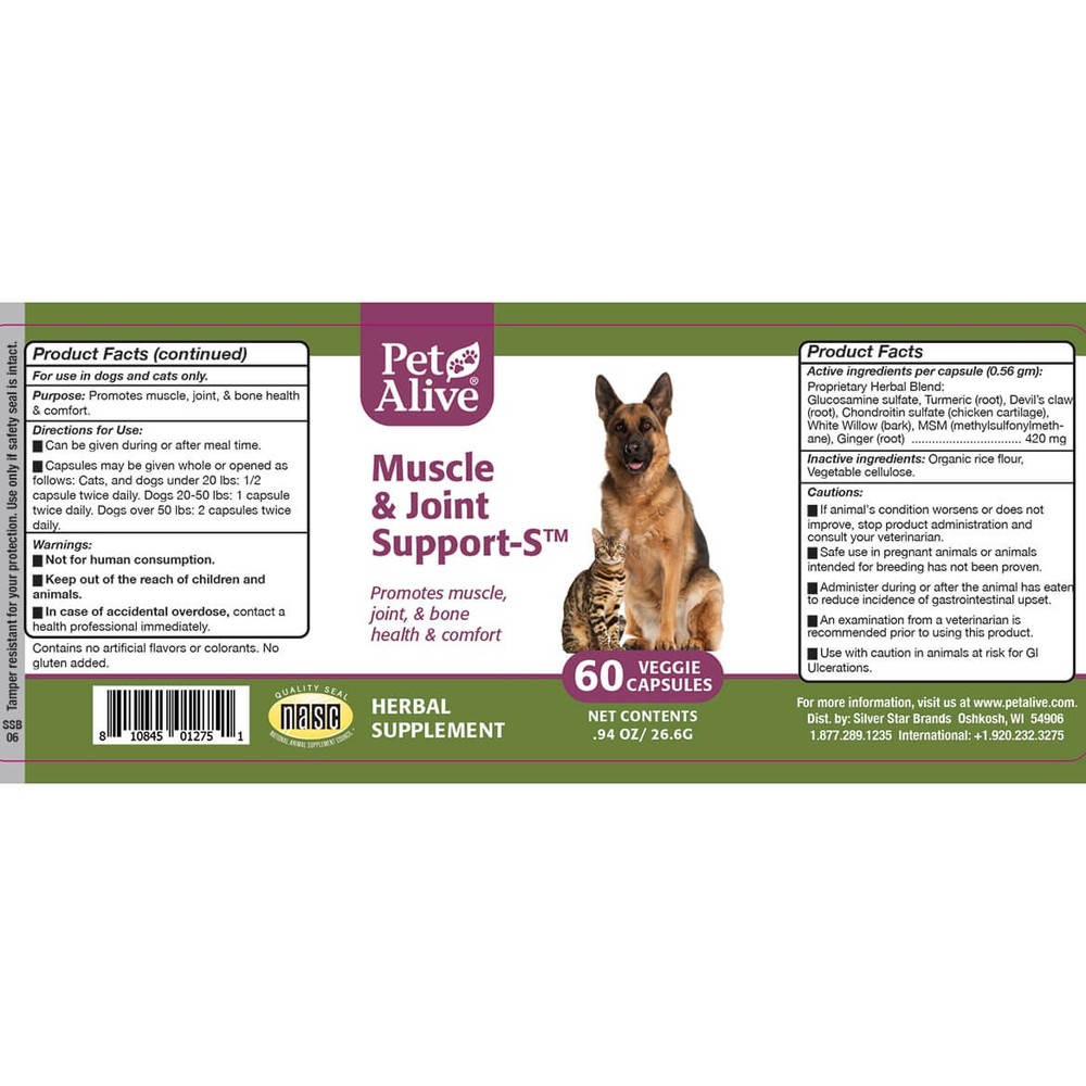 PetAlive Muscle and Joint Support-S 2 Pack
