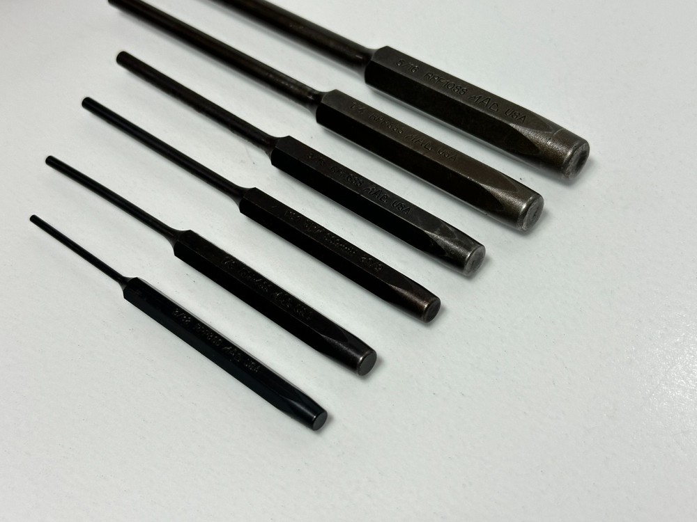 MAC Tools USA SRPP6KSS 6pc Roll Pin Punch Set w/ Kit Bag
