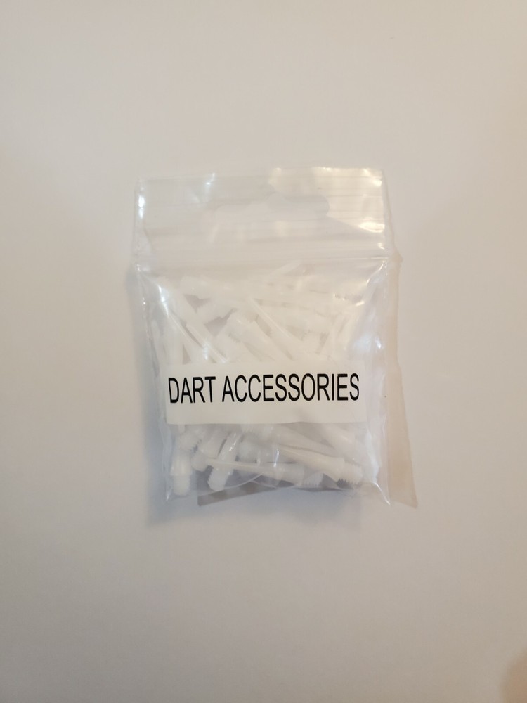 Cosmo Fit Point Short Soft Tip Dart Points - 50 count - White