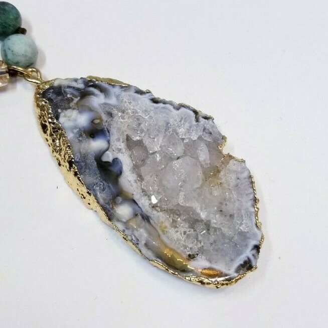 TINY DEVOTIONS BOHEMIA DRUZY CRYSTAL MALA