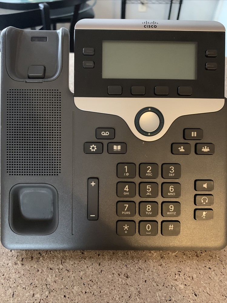 Cisco CP-7841-K9 [GRAY+SILVER][4 LINES][USE WITH CUCM][MINT CONDITION]