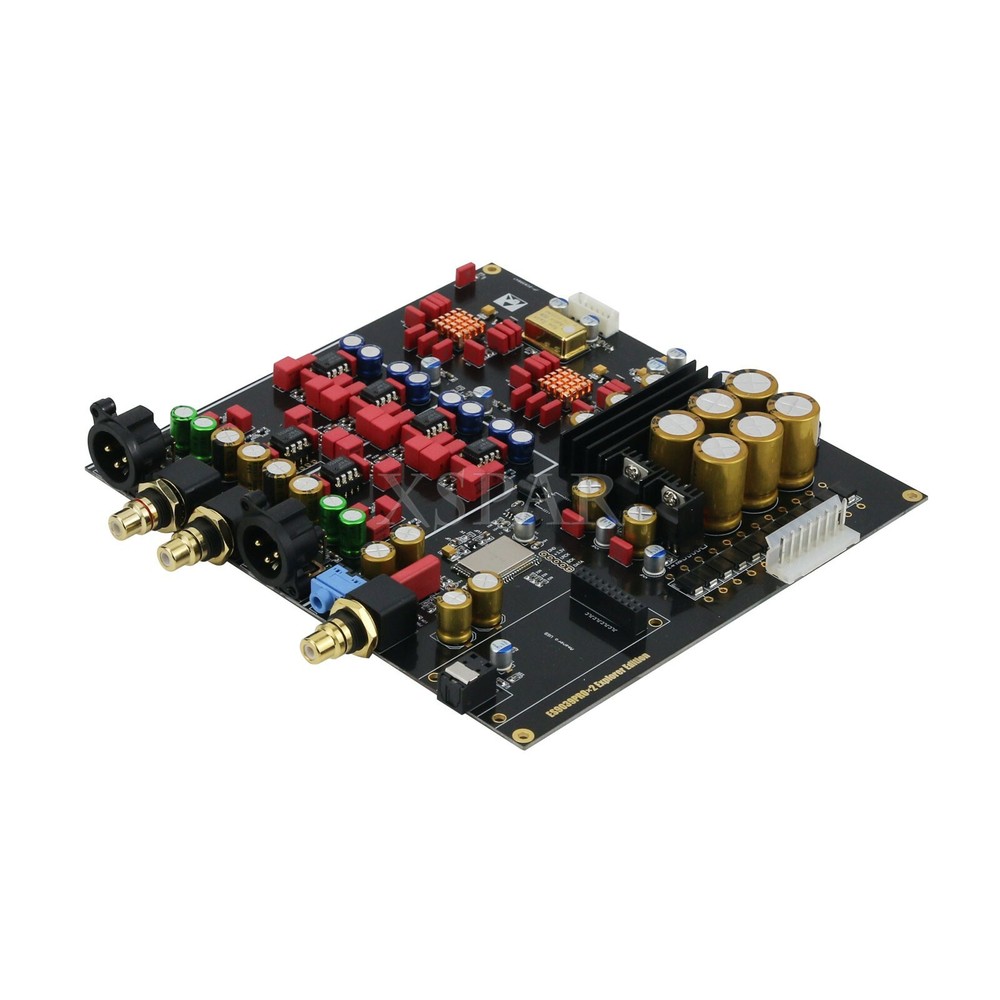 Dual ES9038PRO Decoder Board DAC Board 384K Amanero USB Bluetooth 5.0 Lossless#