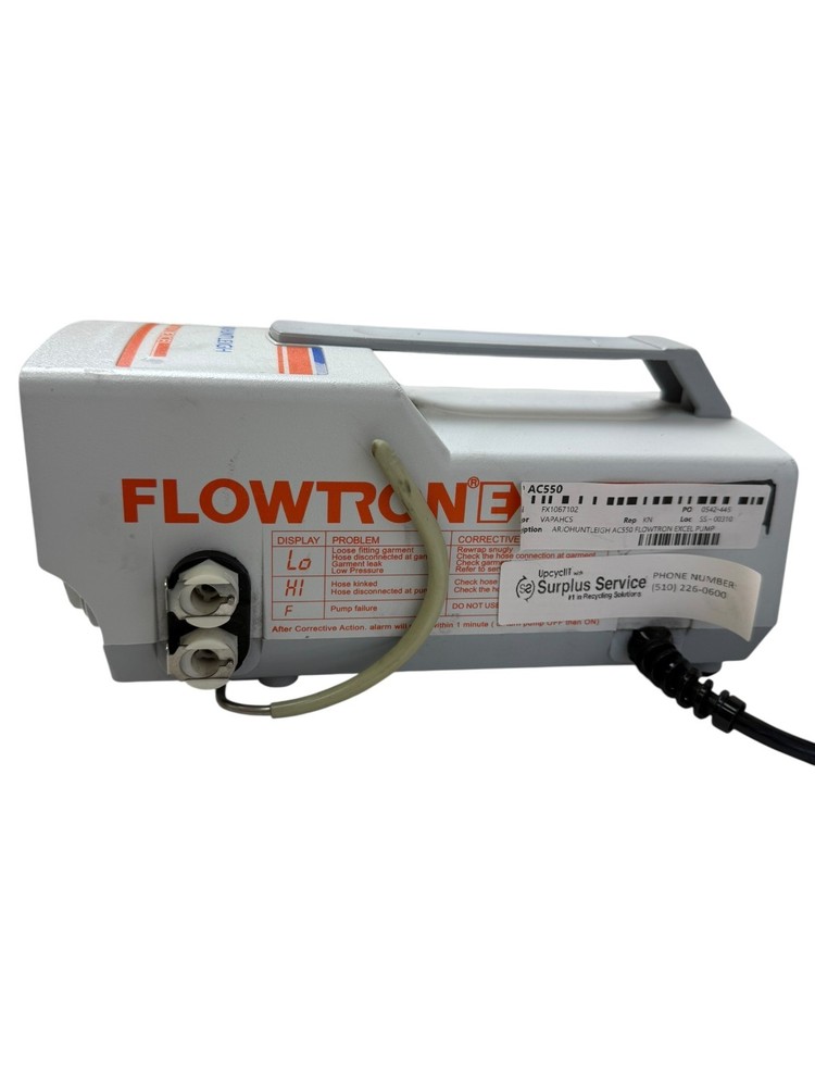 Flowtron Excel Arjo HuntLeigh MODEL: AC550