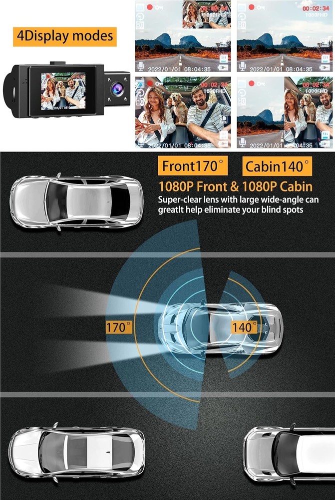 Infrared Night Vision Car Camera Recorder