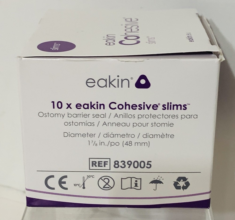 10 ConvaTec 839005 Eakin Cohesive® Slims™ 1⅞" (48mm) 1BX/10EA