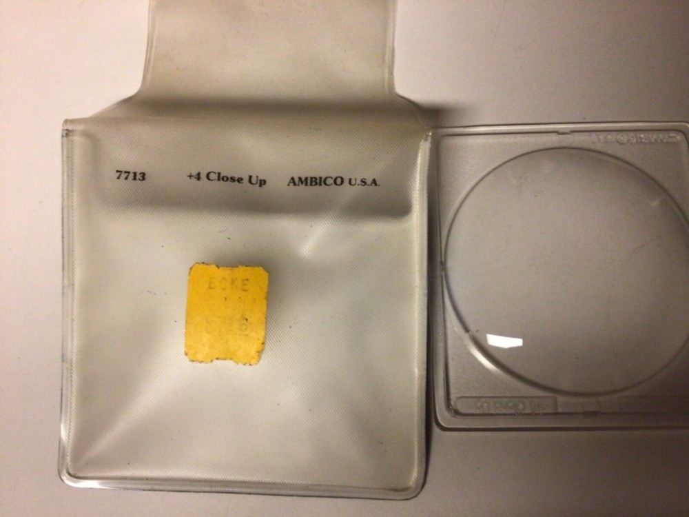 Ambico +4 Close Up Filter - Plastic #7713