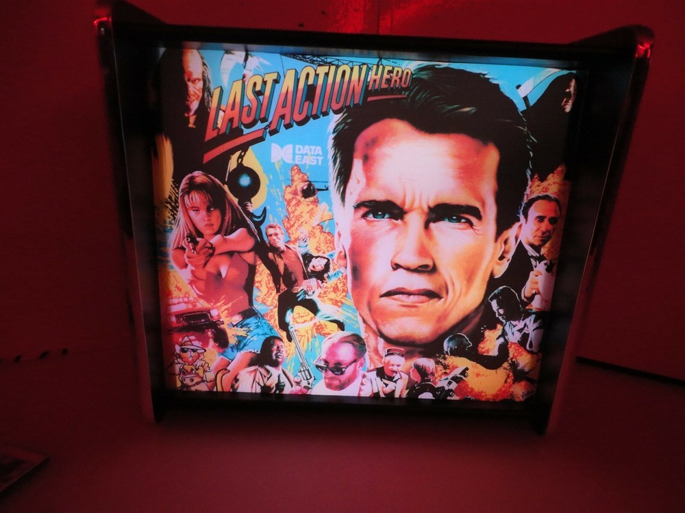 Last Action Hero Pinball Head LED Display light box