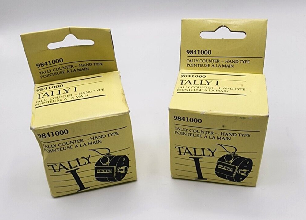 NEW QUARTET Tally Counter-Hand type 4-Digit Display