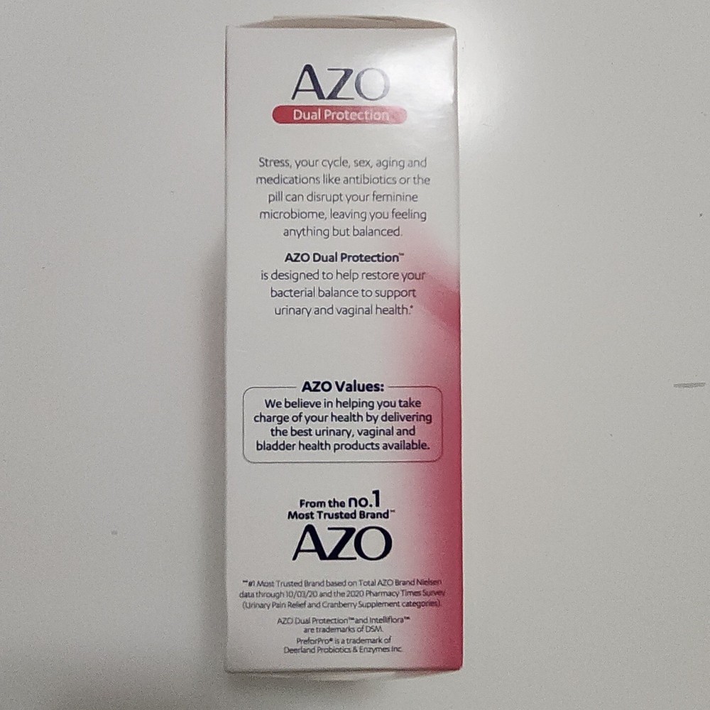 AZO Dual Protection Urinary + Vaginal Support Exp 2024+