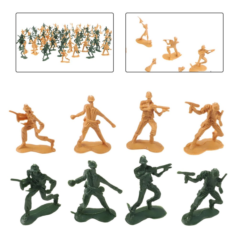 Useful Character Model Sand Table Table Game War Game 100Pcs 4cm Figures