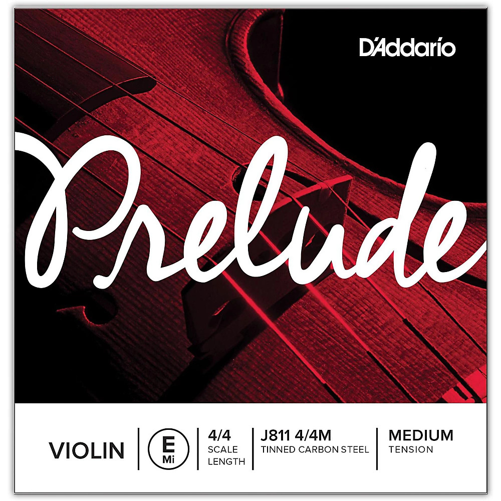 D'Addario Prelude Violin E String 4/4 Size Medium