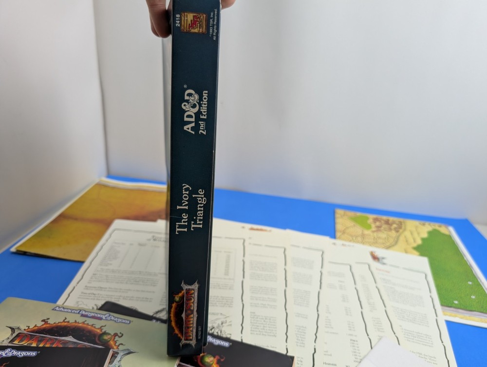 TSR Advanced Dungeons & Dragons Dark Sun The Ivory Triangle 2418 1993