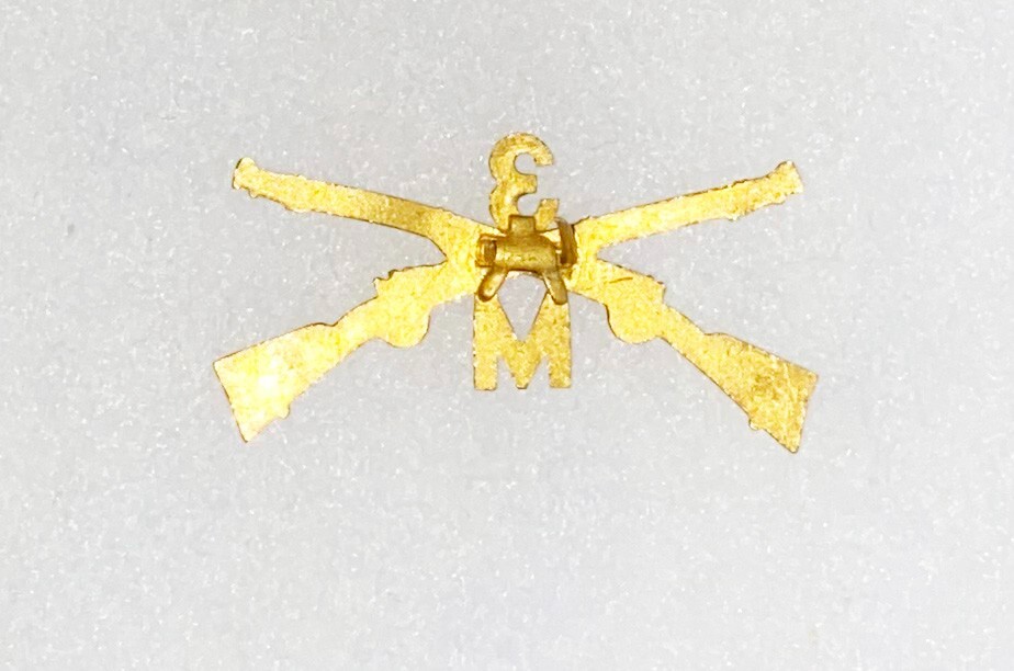 Pre-WWI M Company 3rd Infantry Collar Device