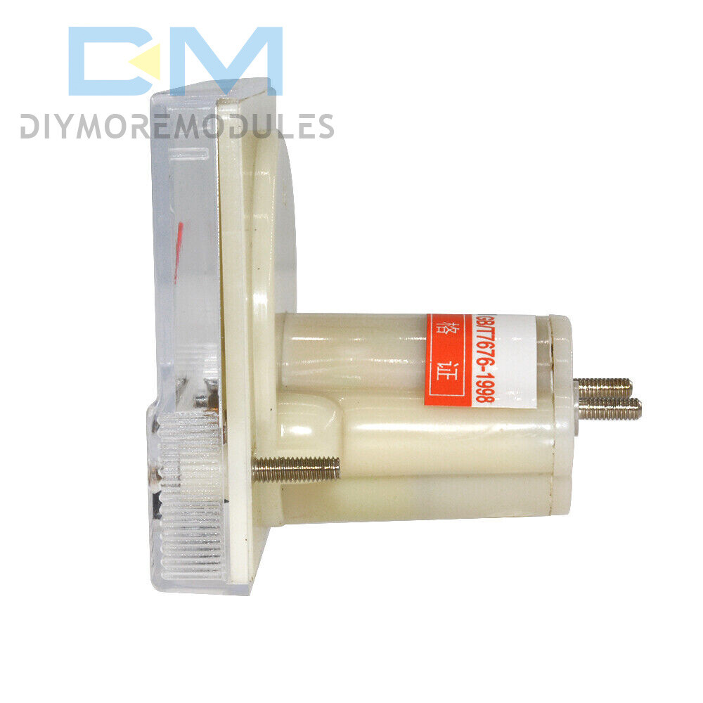 DC 0-50V 85C1 Analog Panel Meter Voltage Volt Meter Voltmeter White 50V Measure
