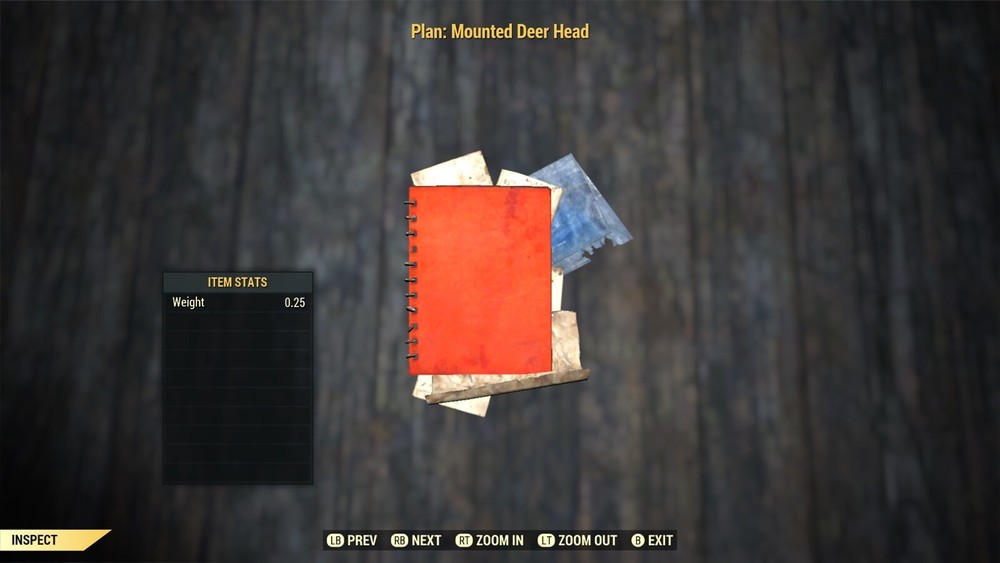 (Xbox) Mounted Deer Head Plan